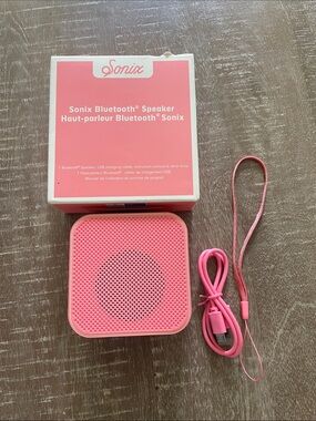 Sonix Pink Portable Bluetooth Speaker - Compact Wireless Audio